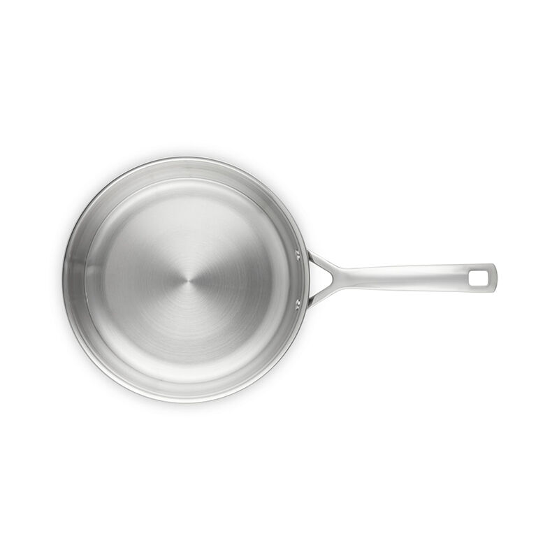 Classic Stainless Steel Round Frying Pan - Image 5