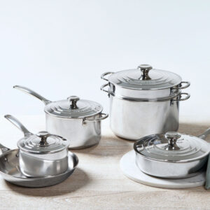 Signature Stainless Steel 10-Piece Cookware Set
