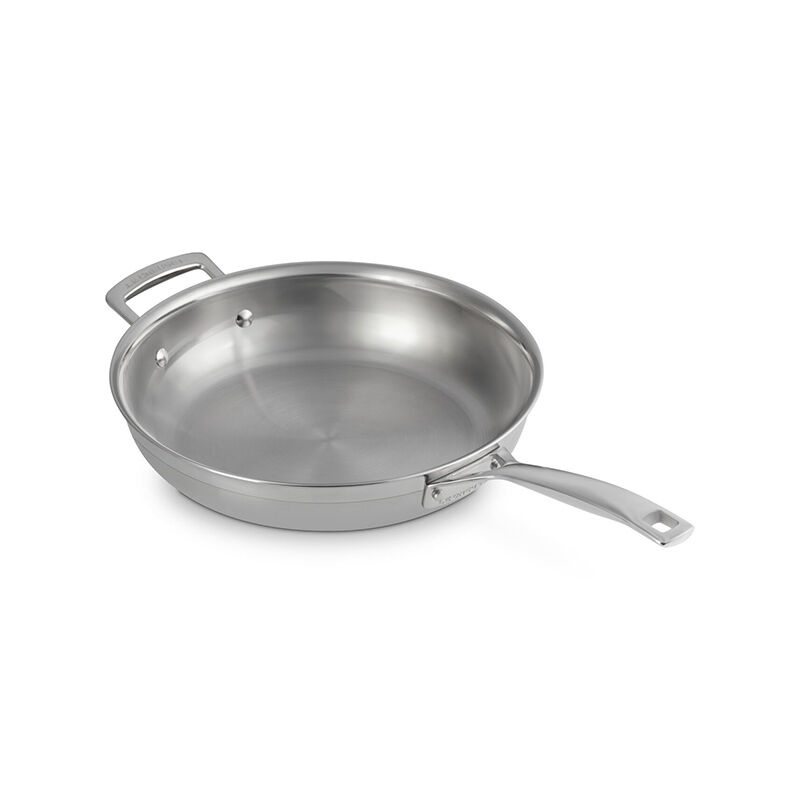 Classic Stainless Steel Round Frying Pan - Image 6