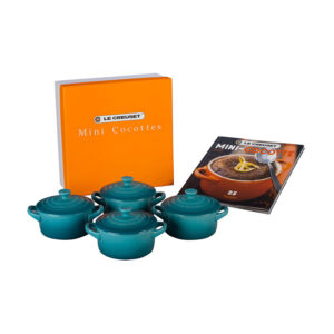 Mini Cocottes Set with Cookbook