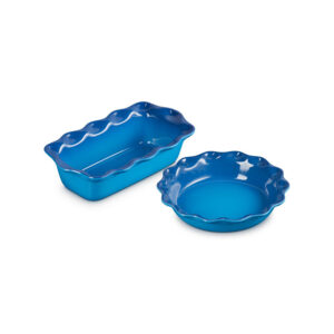 Heritage Pie Dish and Fluted Loaf Pan Set