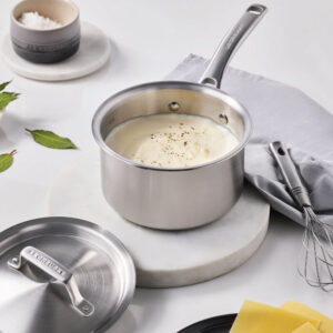Essential Stainless Steel Saucepan with Lid