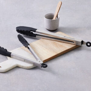 Stainless Steel Tongs with Silicone Tips