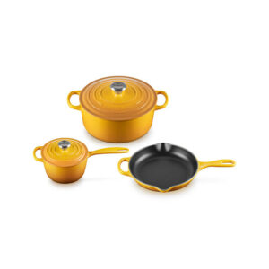 Signature Enameled Cast Iron 5-Piece Cookware Set