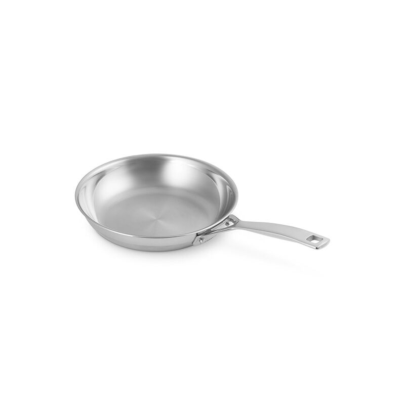 Classic Stainless Steel Round Frying Pan - Image 2