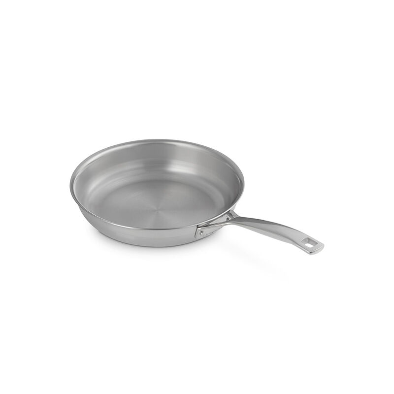 Classic Stainless Steel Round Frying Pan - Image 4