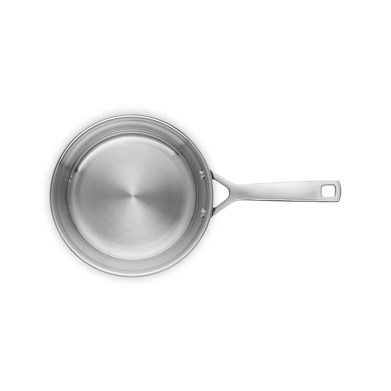 Classic Stainless Steel Round Frying Pan - Image 3