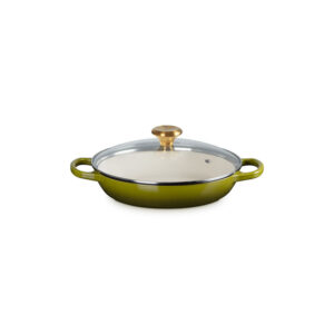 Enameled Cast Iron Signature Round Braiser with Glass Lid